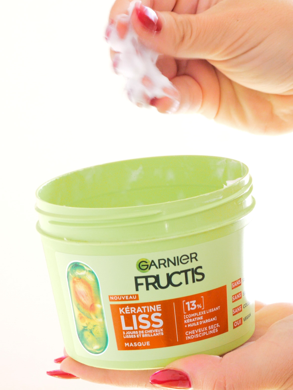 Masque Garnier Fructis Kératine Liss